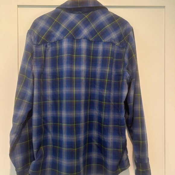 Marmot Men’s Large Long Sleeve Plaid Button Down Shirt SCC-183 - Picture 4 of 6